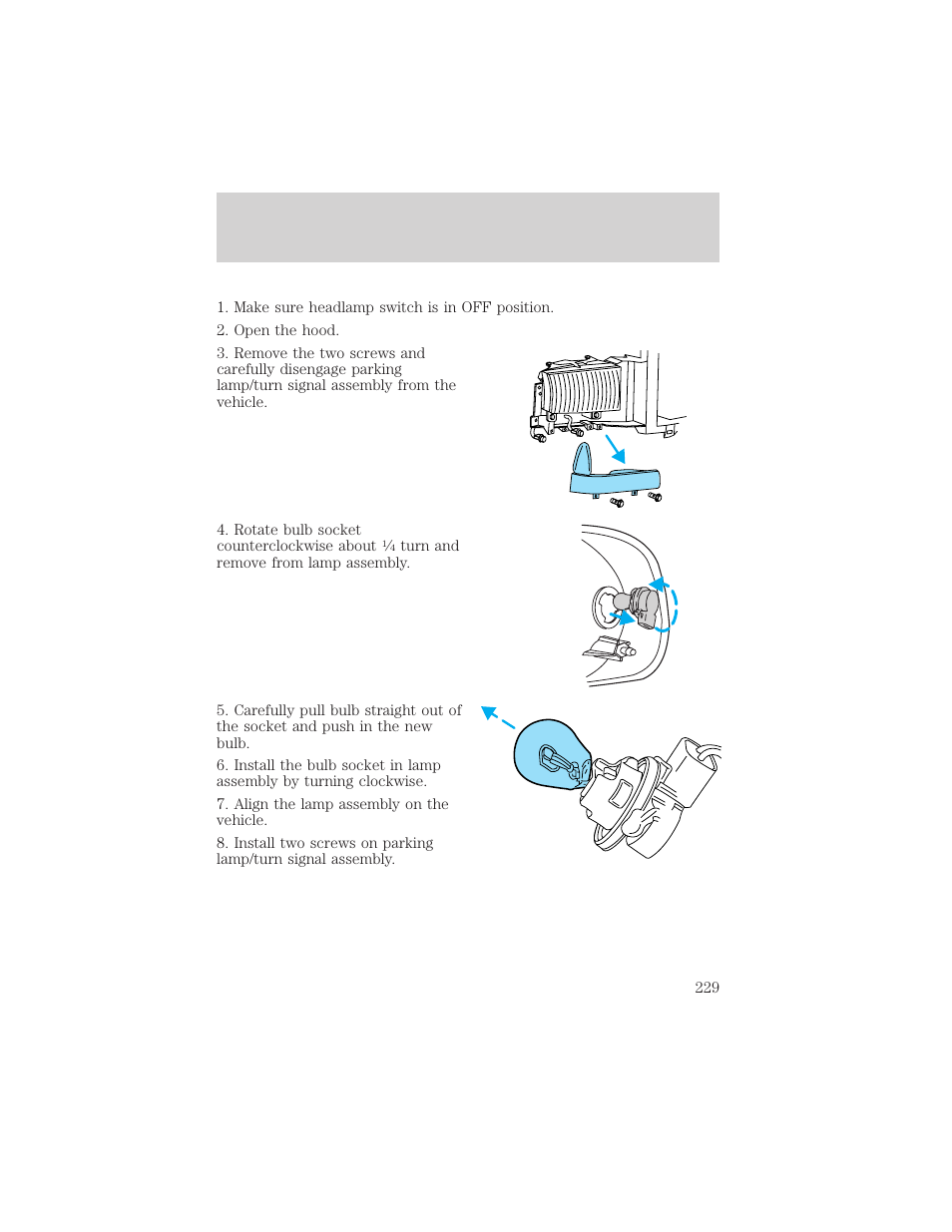 Maintenance and care | FORD 2001 F-550 v.1 User Manual | Page 229 / 272