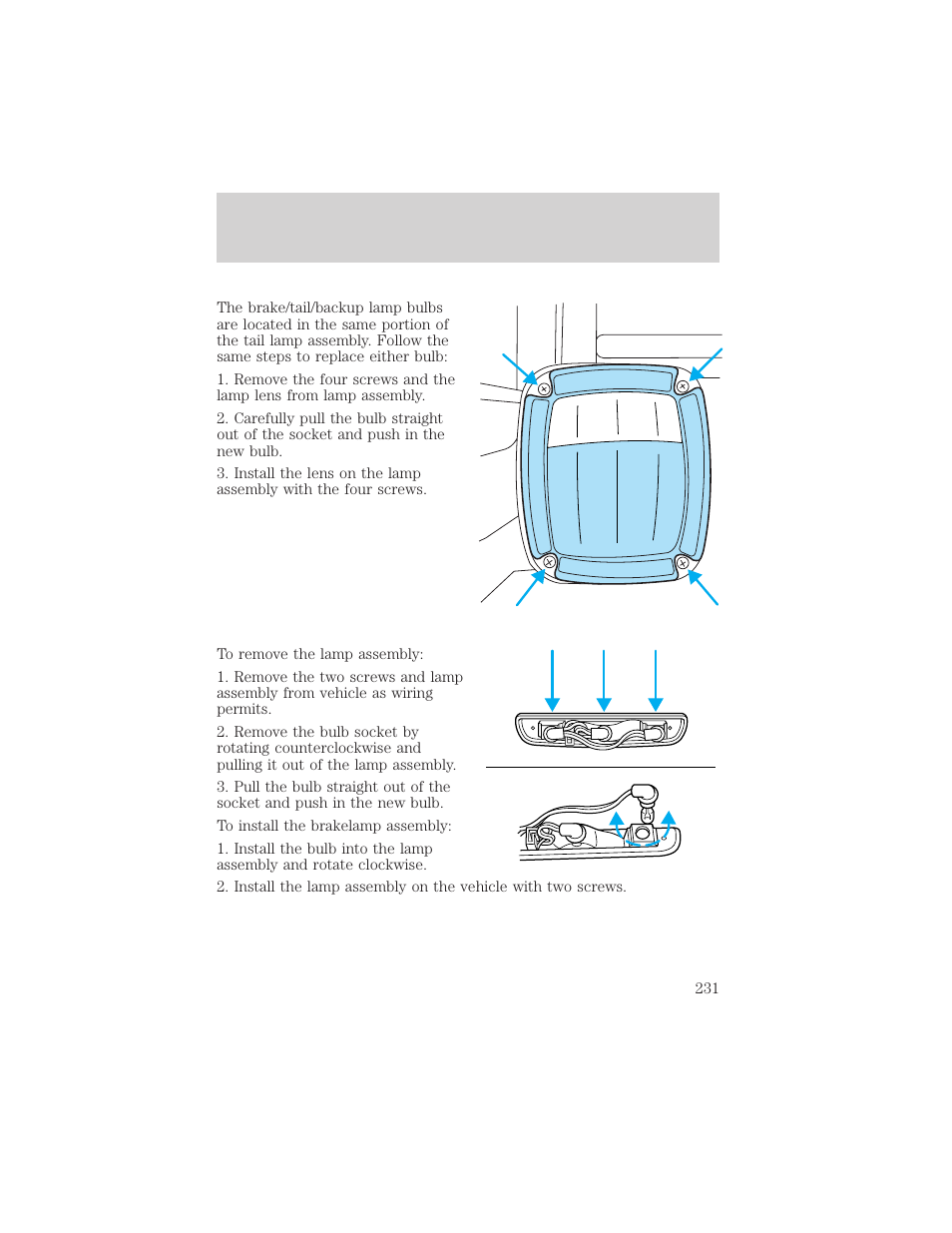 Maintenance and care | FORD 2001 F-550 v.1 User Manual | Page 231 / 272