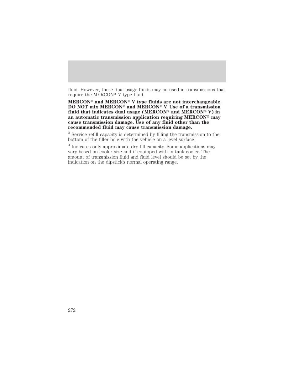 Filling station information | FORD 2001 F-550 v.1 User Manual | Page 272 / 272