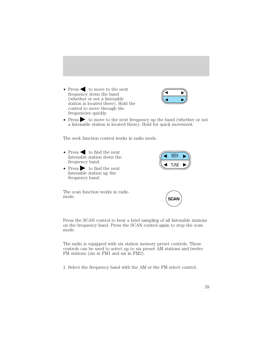 Controls and features | FORD 2001 F-550 v.1 User Manual | Page 39 / 272