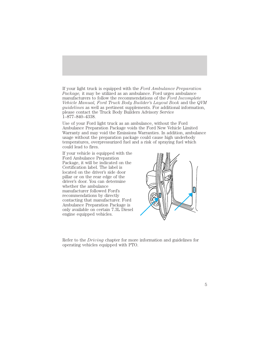 Introduction | FORD 2001 F-550 v.1 User Manual | Page 5 / 272