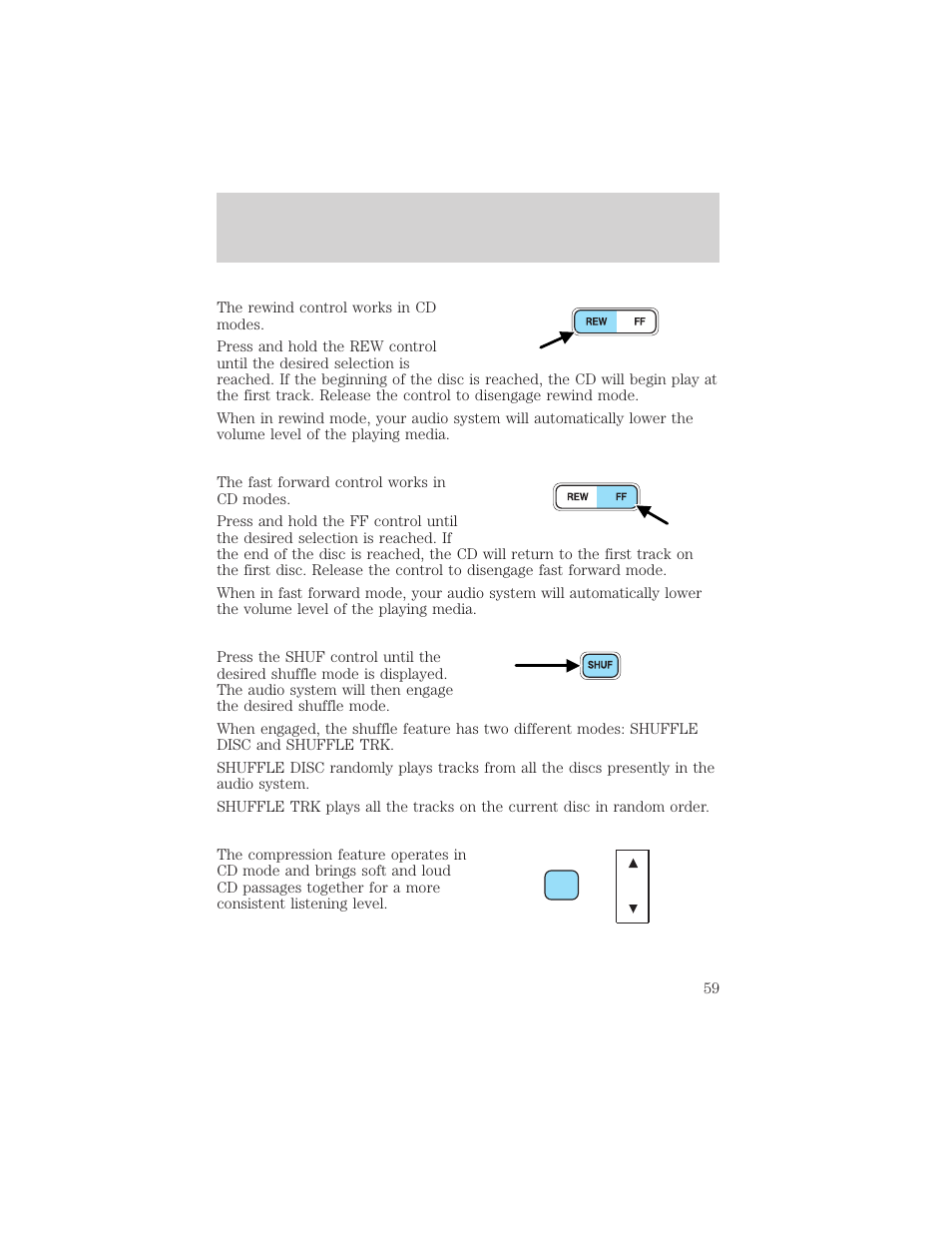 Controls and features | FORD 2001 F-550 v.1 User Manual | Page 59 / 272