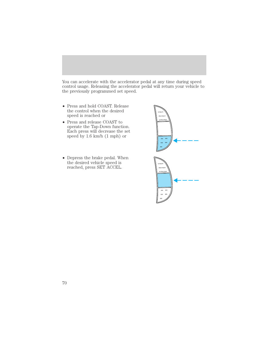 Controls and features | FORD 2001 F-550 v.1 User Manual | Page 70 / 272