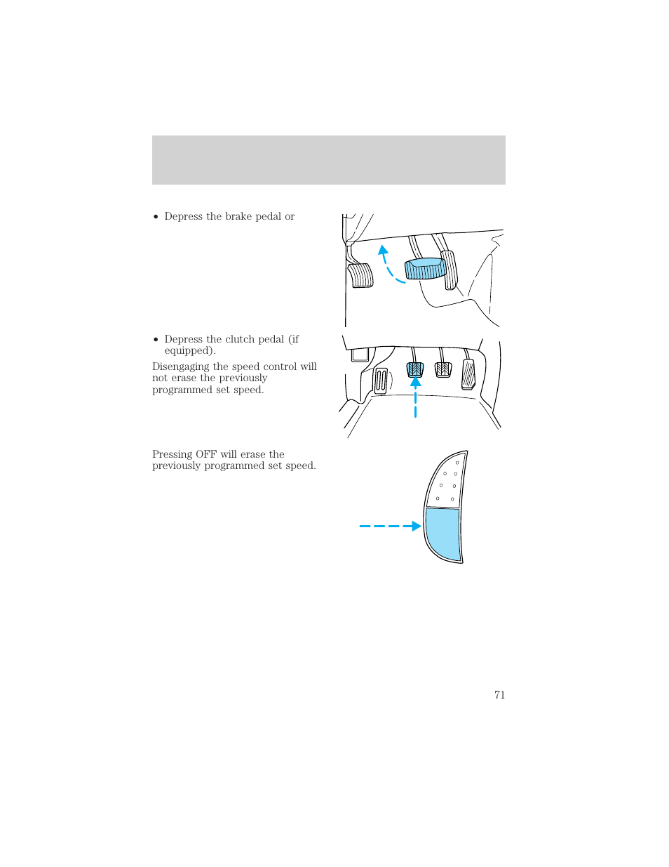 Controls and features | FORD 2001 F-550 v.1 User Manual | Page 71 / 272