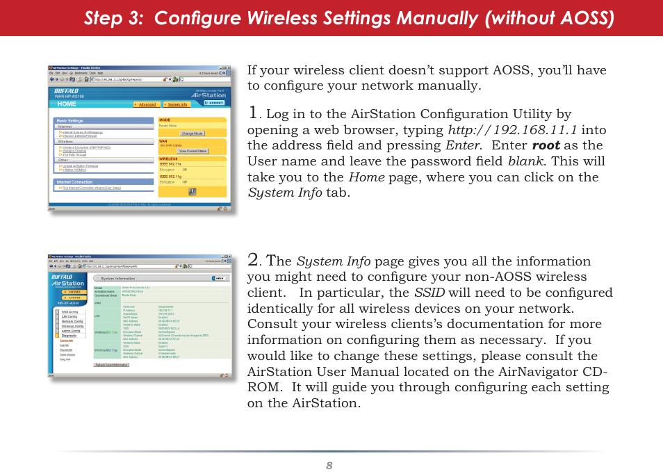 Buffalo Technology WHR-HP-AG108 User Manual | Page 8 / 11