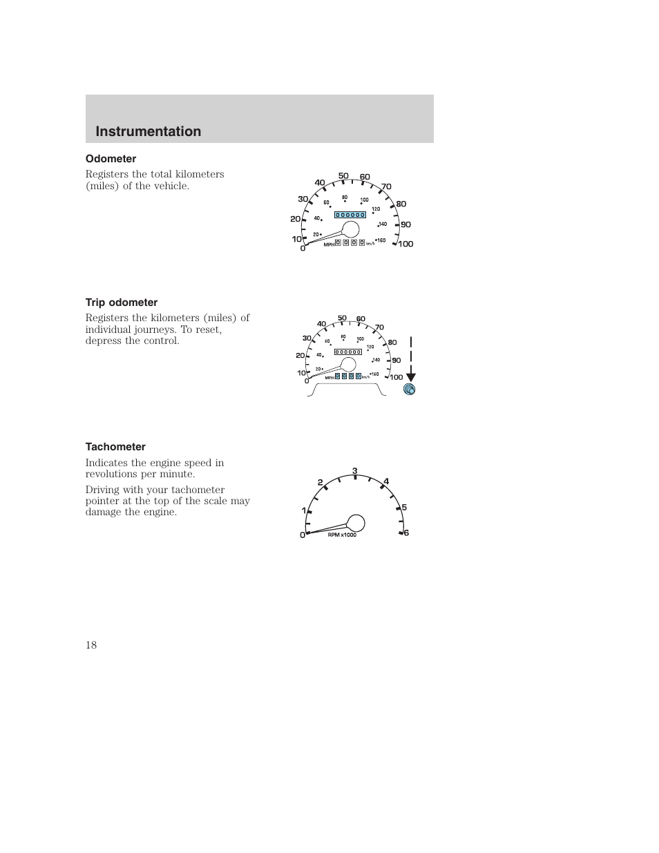 Instrumentation | FORD 2001 F-550 v.2 User Manual | Page 18 / 288