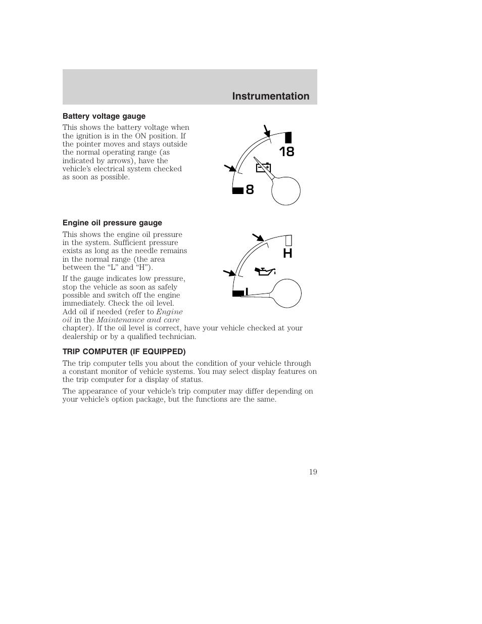 818 l h | FORD 2001 F-550 v.2 User Manual | Page 19 / 288