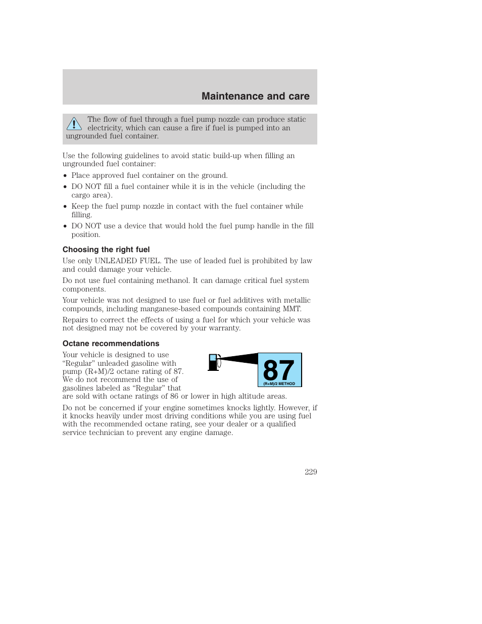 FORD 2001 F-550 v.2 User Manual | Page 229 / 288