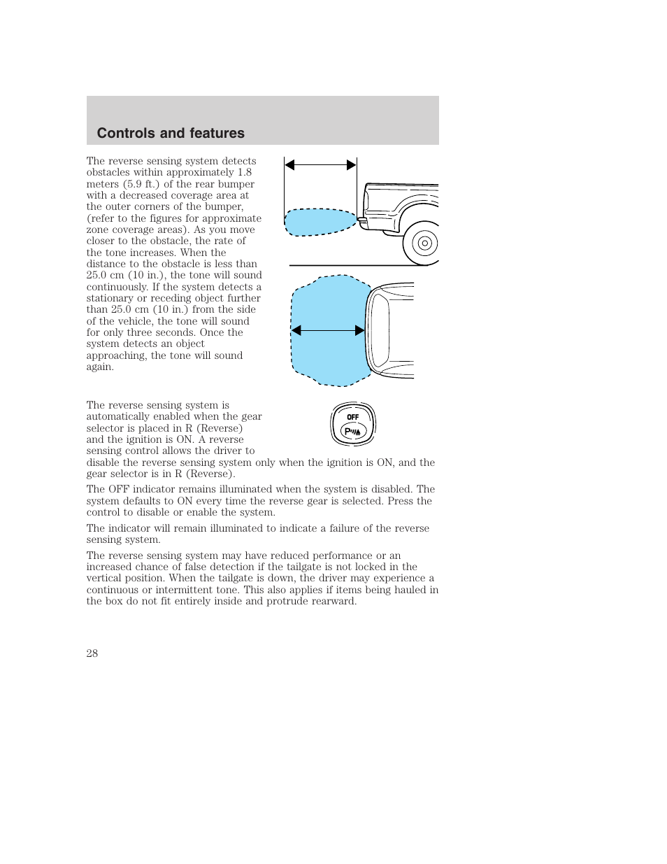 Controls and features | FORD 2001 F-550 v.2 User Manual | Page 28 / 288