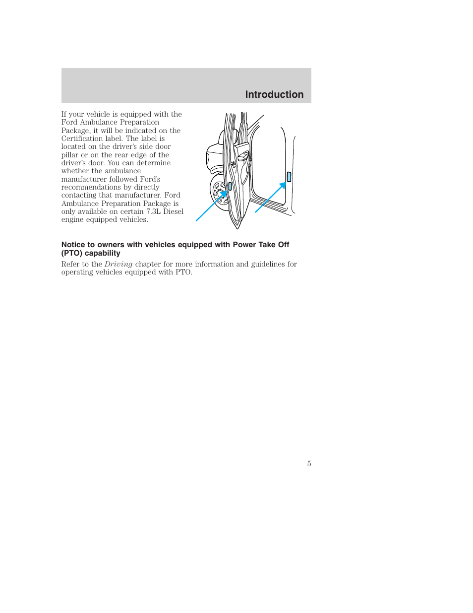 Introduction | FORD 2001 F-550 v.2 User Manual | Page 5 / 288