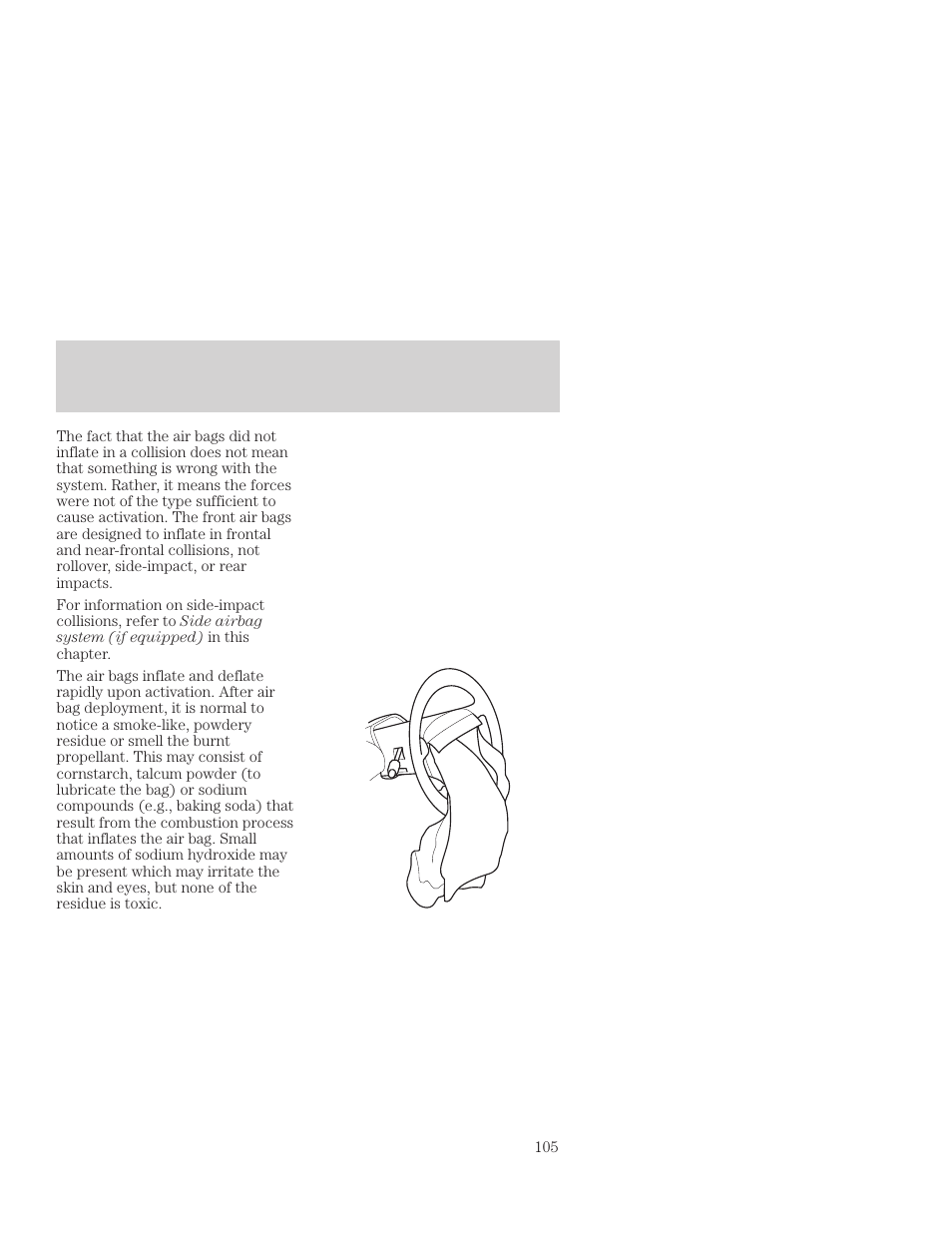Seating and safety restraints | FORD 2001 Focus User Manual | Page 105 / 296