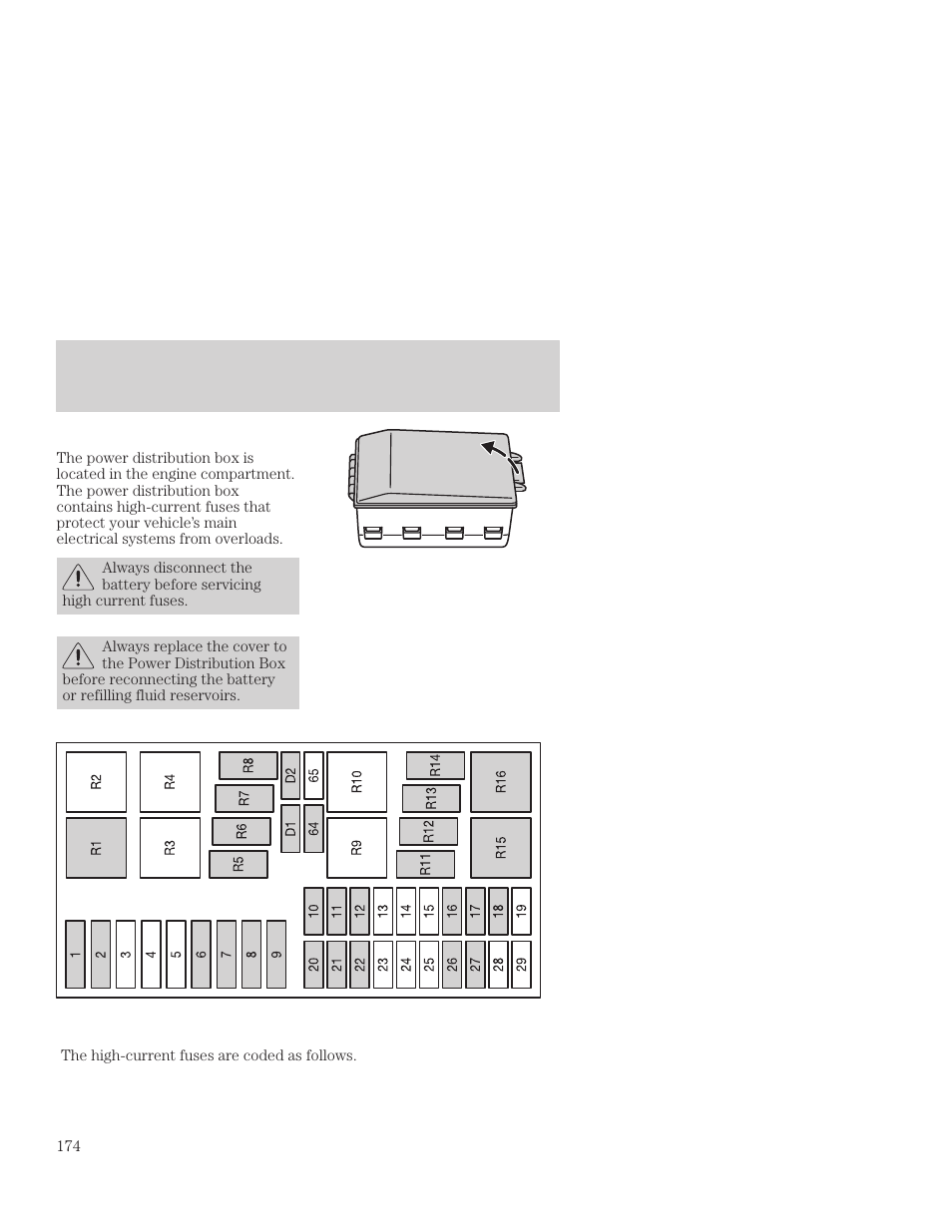 Roadside emergencies | FORD 2001 Focus User Manual | Page 174 / 296