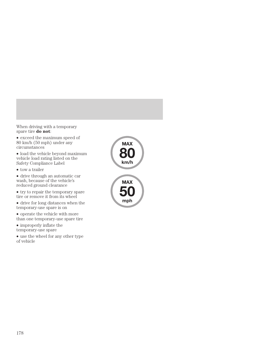 Roadside emergencies | FORD 2001 Focus User Manual | Page 178 / 296