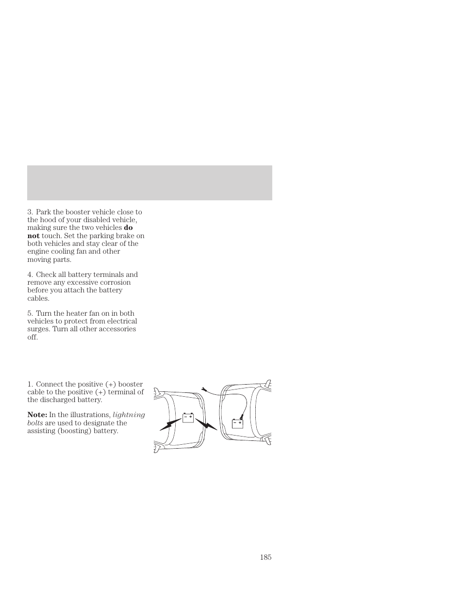 Roadside emergencies | FORD 2001 Focus User Manual | Page 185 / 296
