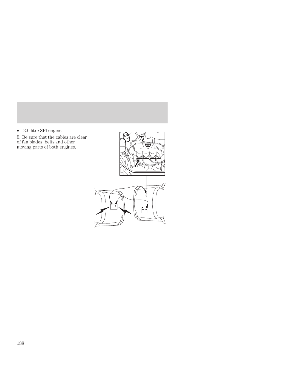 Roadside emergencies | FORD 2001 Focus User Manual | Page 188 / 296