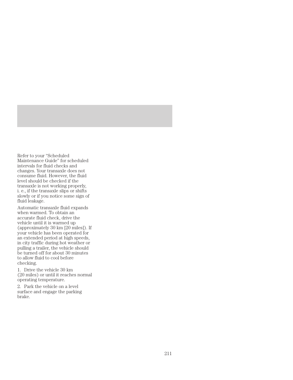 Maintenance and care | FORD 2001 Focus User Manual | Page 211 / 296