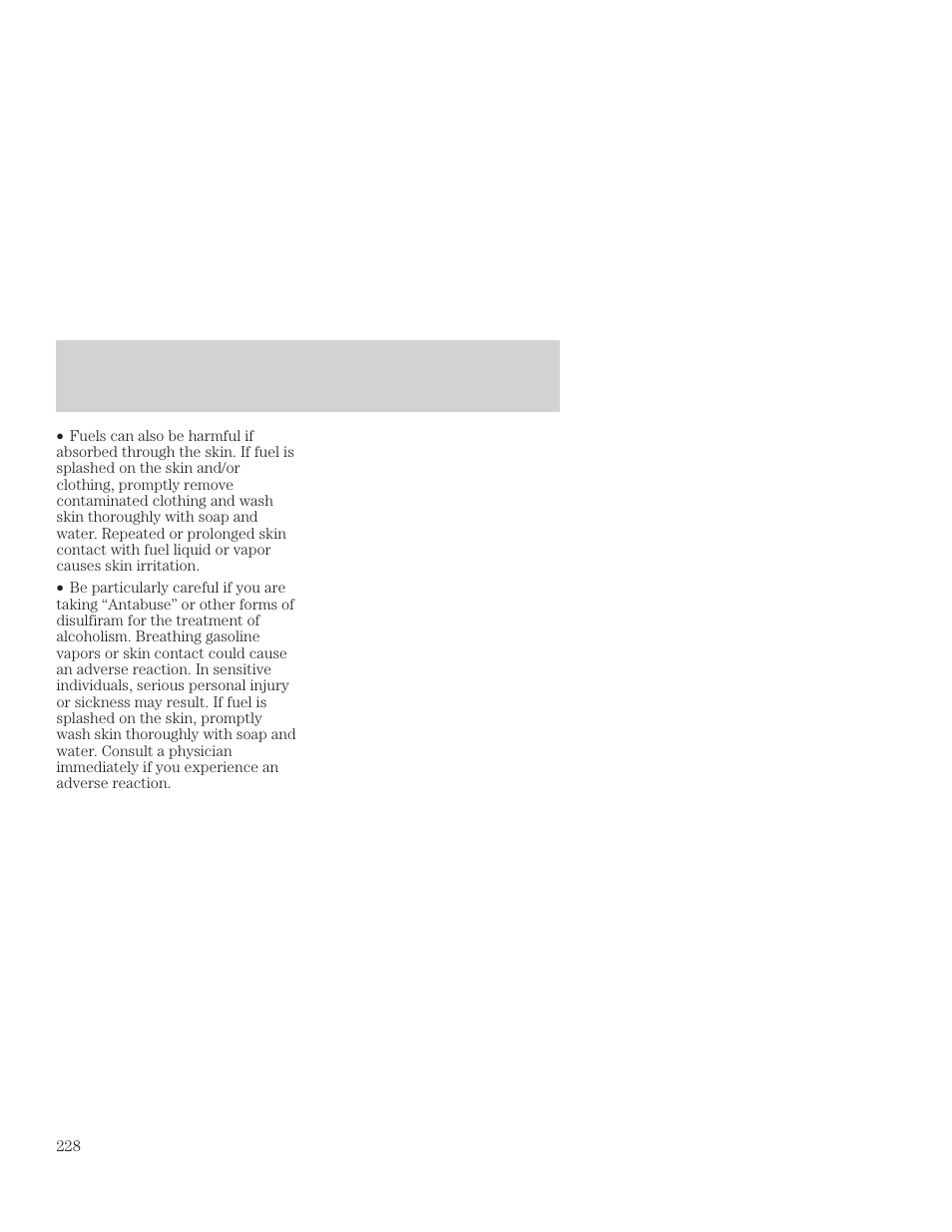 Maintenance and care | FORD 2001 Focus User Manual | Page 228 / 296