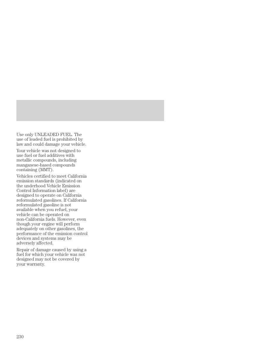 Maintenance and care | FORD 2001 Focus User Manual | Page 230 / 296