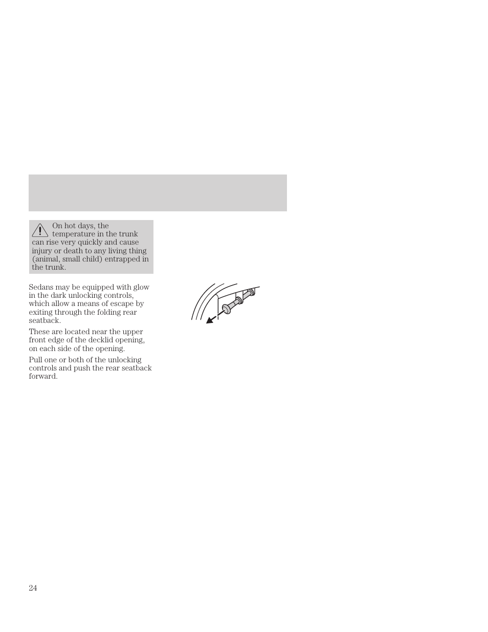Controls and features | FORD 2001 Focus User Manual | Page 24 / 296