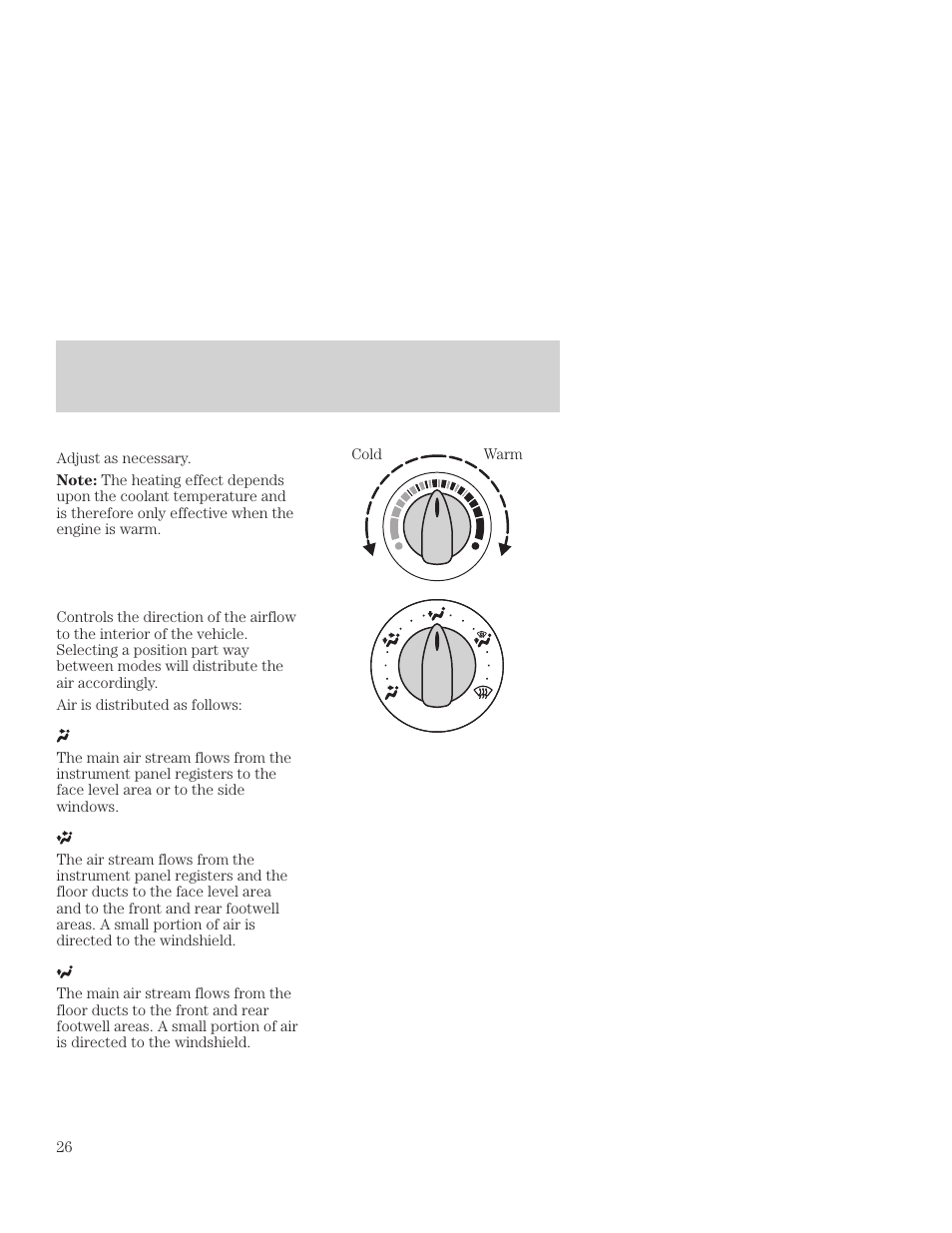Controls and features | FORD 2001 Focus User Manual | Page 26 / 296
