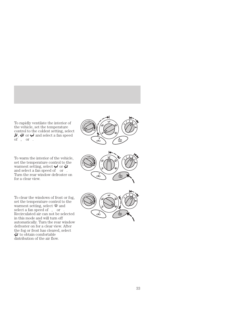 Controls and features | FORD 2001 Focus User Manual | Page 33 / 296