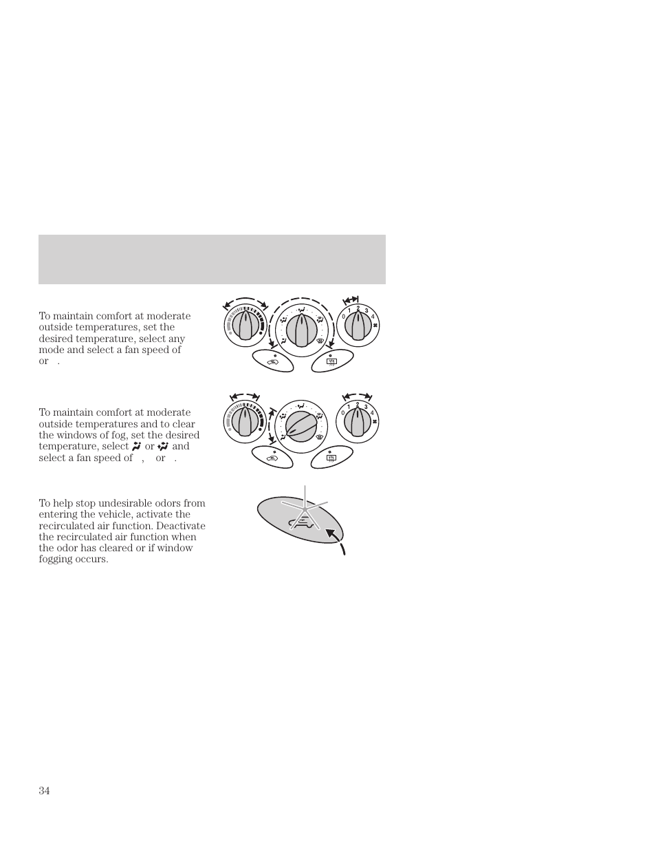 Controls and features | FORD 2001 Focus User Manual | Page 34 / 296