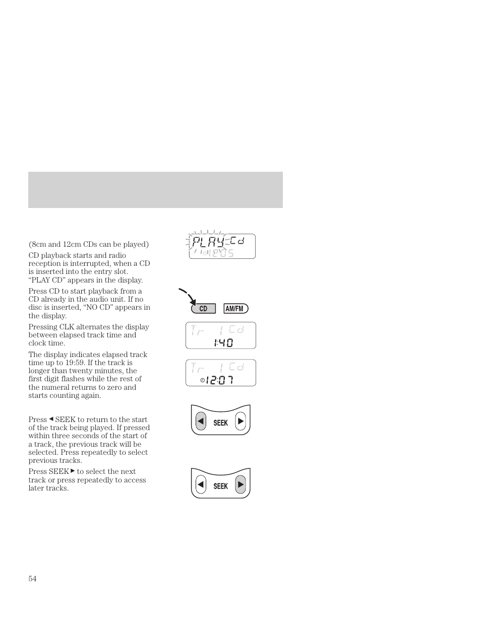 Controls and features | FORD 2001 Focus User Manual | Page 54 / 296