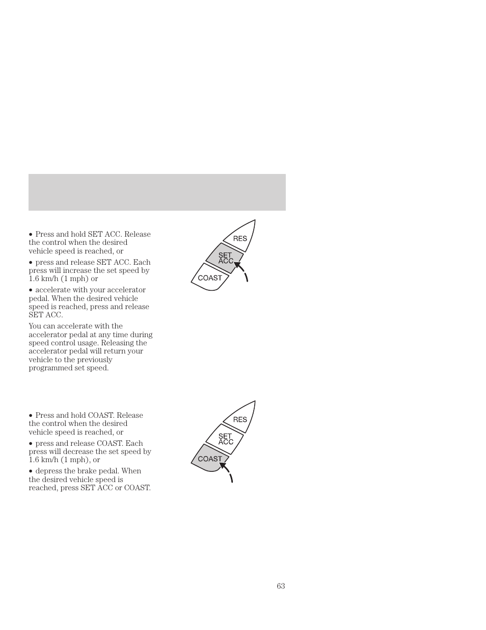 Controls and features | FORD 2001 Focus User Manual | Page 63 / 296