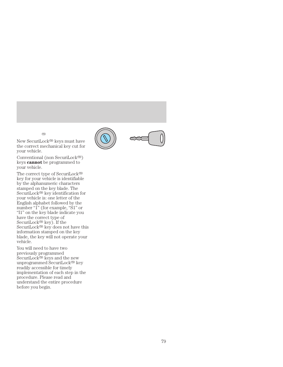 Controls and features | FORD 2001 Focus User Manual | Page 79 / 296