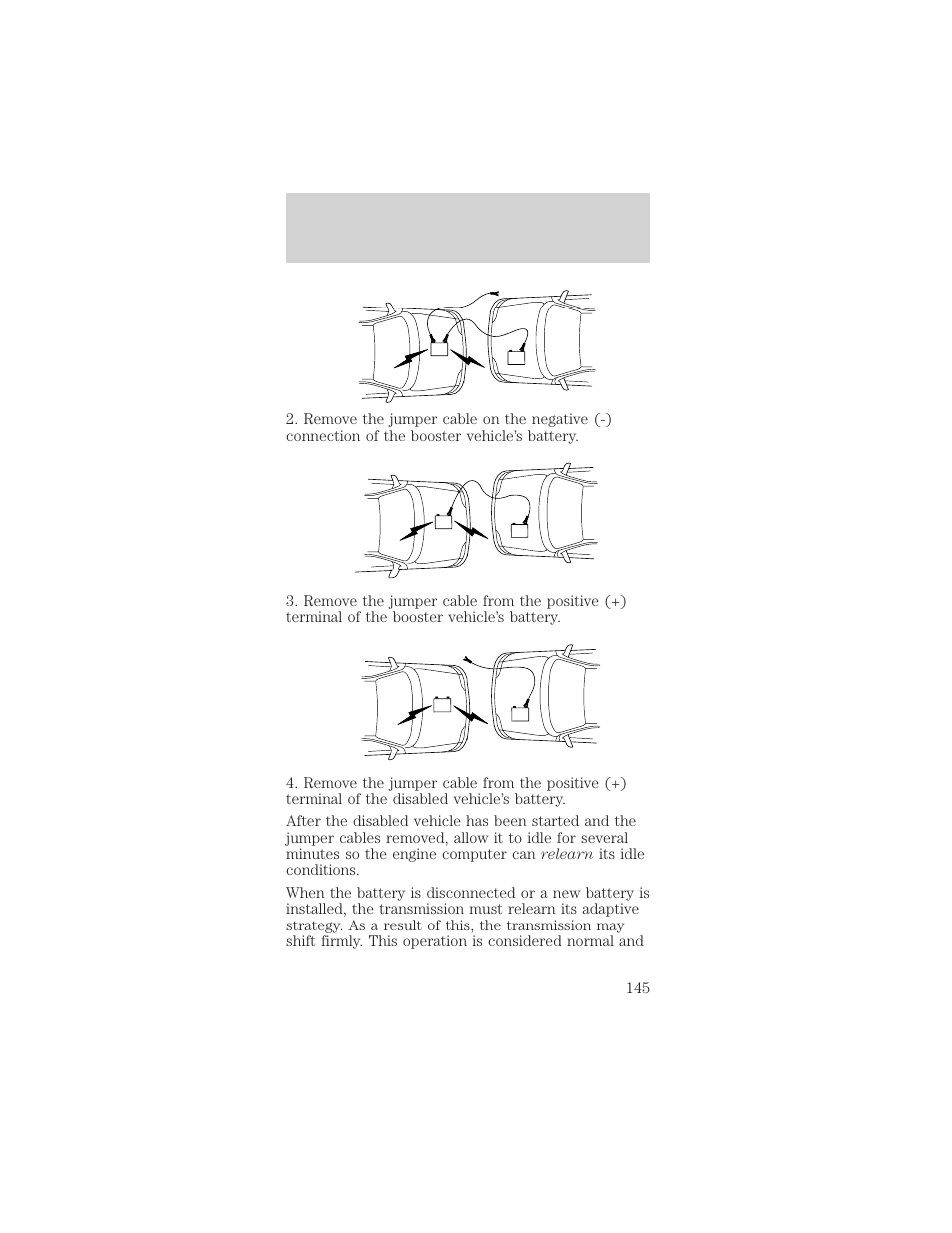 Roadside emergencies | FORD 2001 Mustang User Manual | Page 145 / 240
