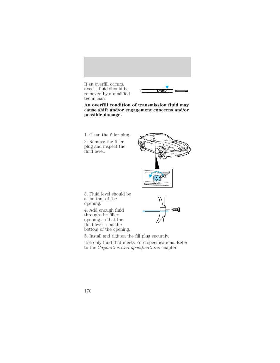 Maintenance and care | FORD 2001 Mustang User Manual | Page 170 / 240