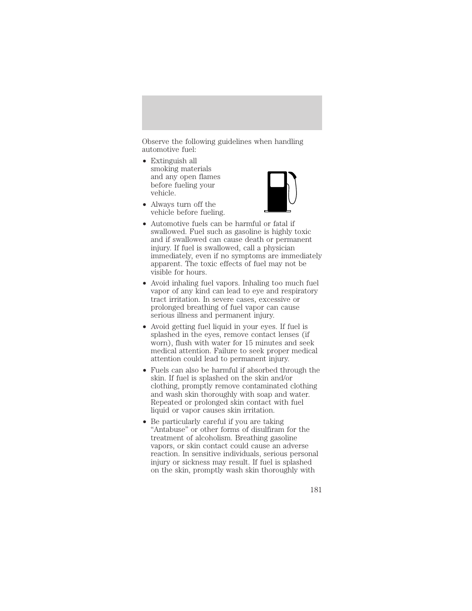 Maintenance and care | FORD 2001 Mustang User Manual | Page 181 / 240