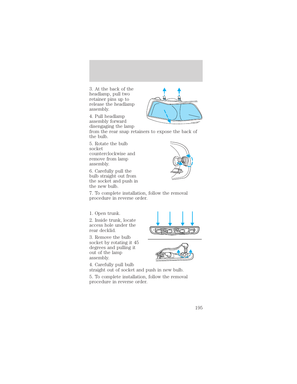 Maintenance and care | FORD 2001 Mustang User Manual | Page 195 / 240