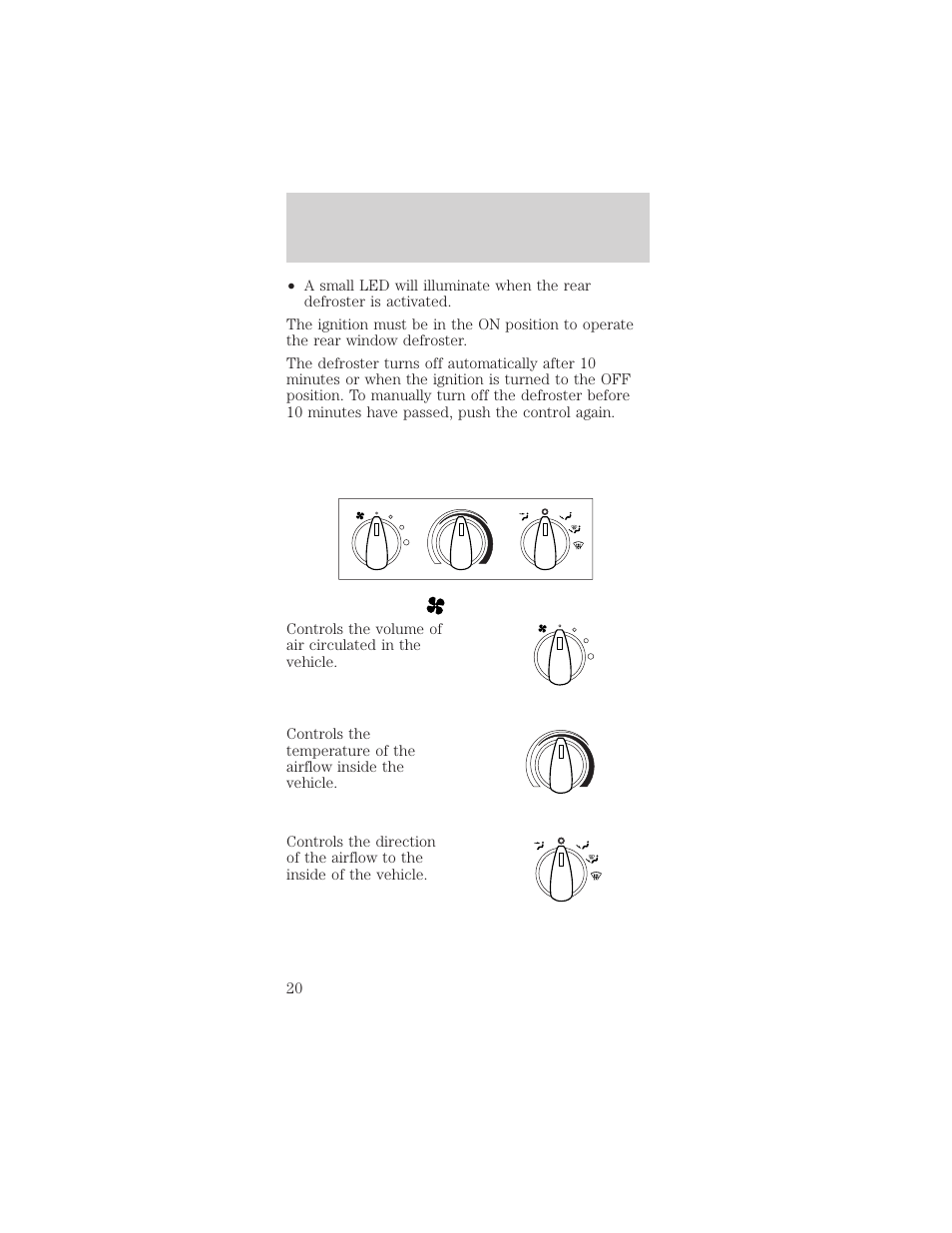 Controls and features | FORD 2001 Mustang User Manual | Page 20 / 240