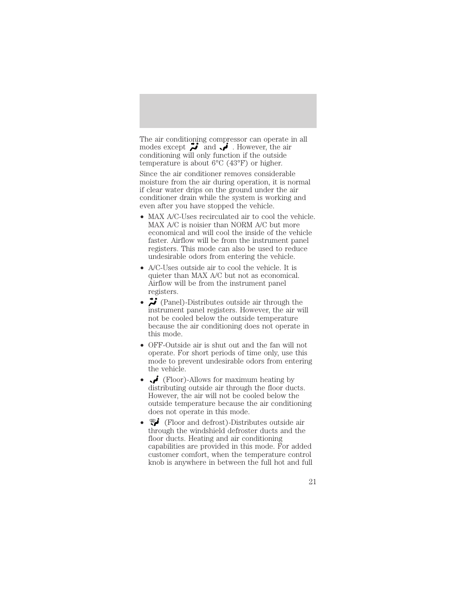 Controls and features | FORD 2001 Mustang User Manual | Page 21 / 240