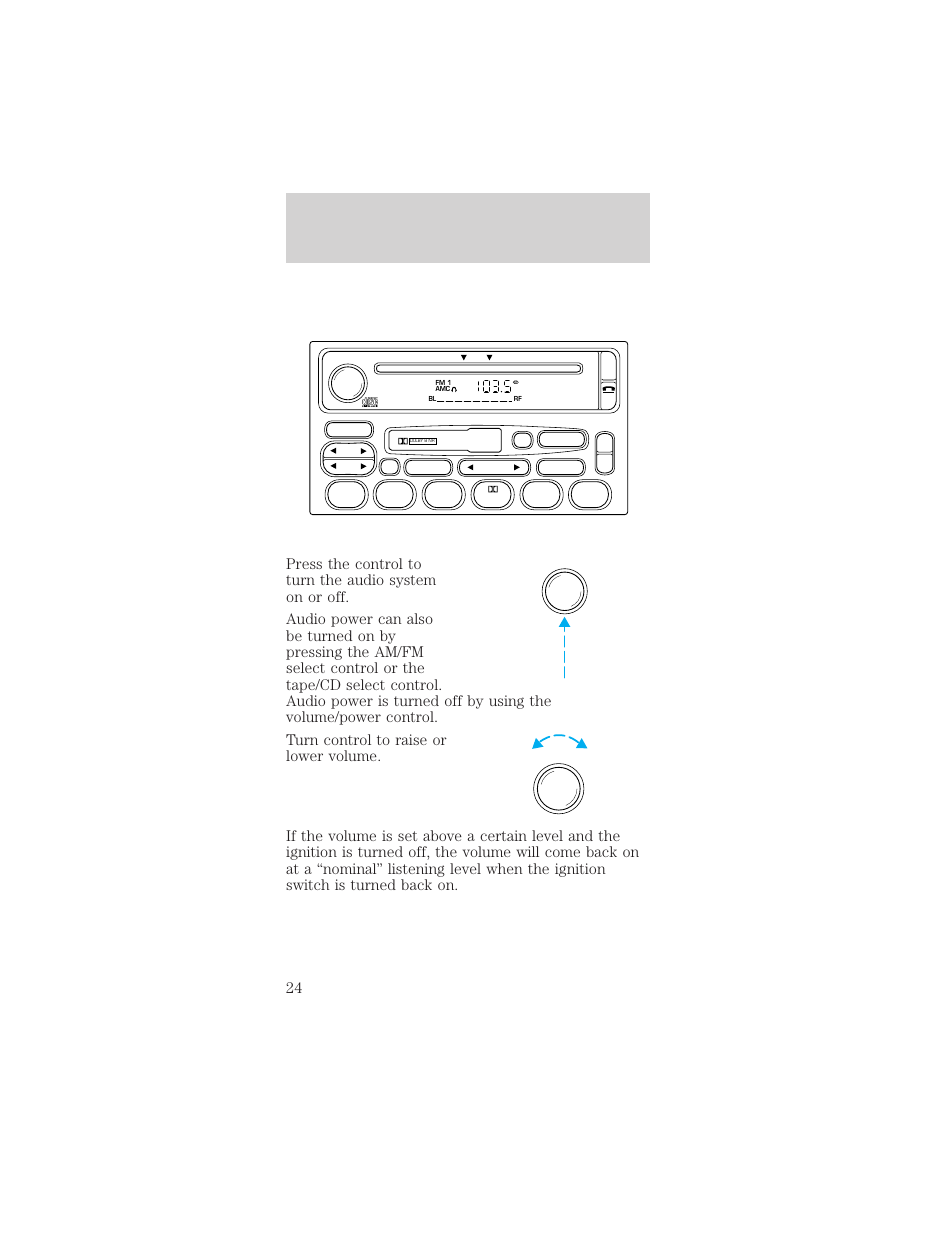 Controls and features | FORD 2001 Mustang User Manual | Page 24 / 240