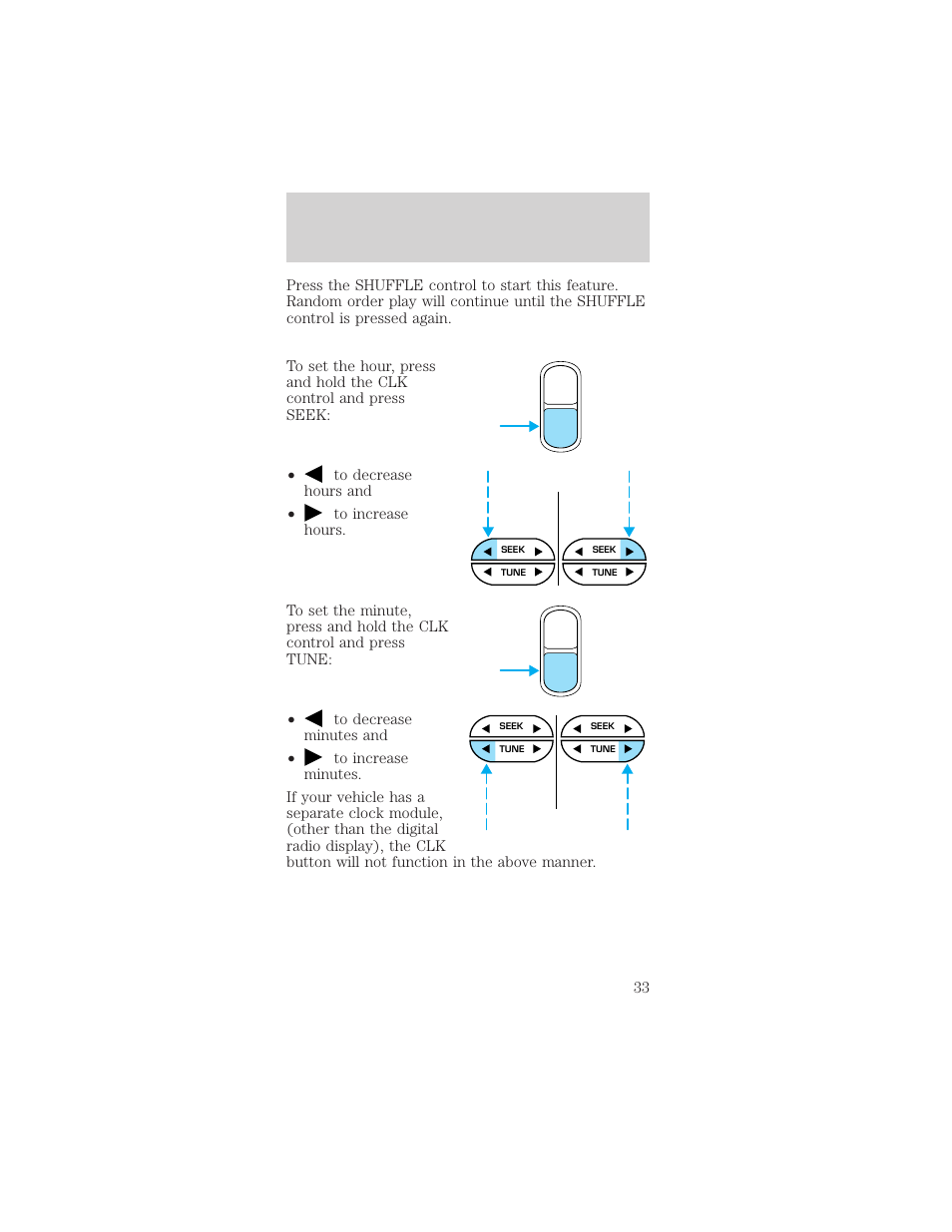 Controls and features | FORD 2001 Mustang User Manual | Page 33 / 240