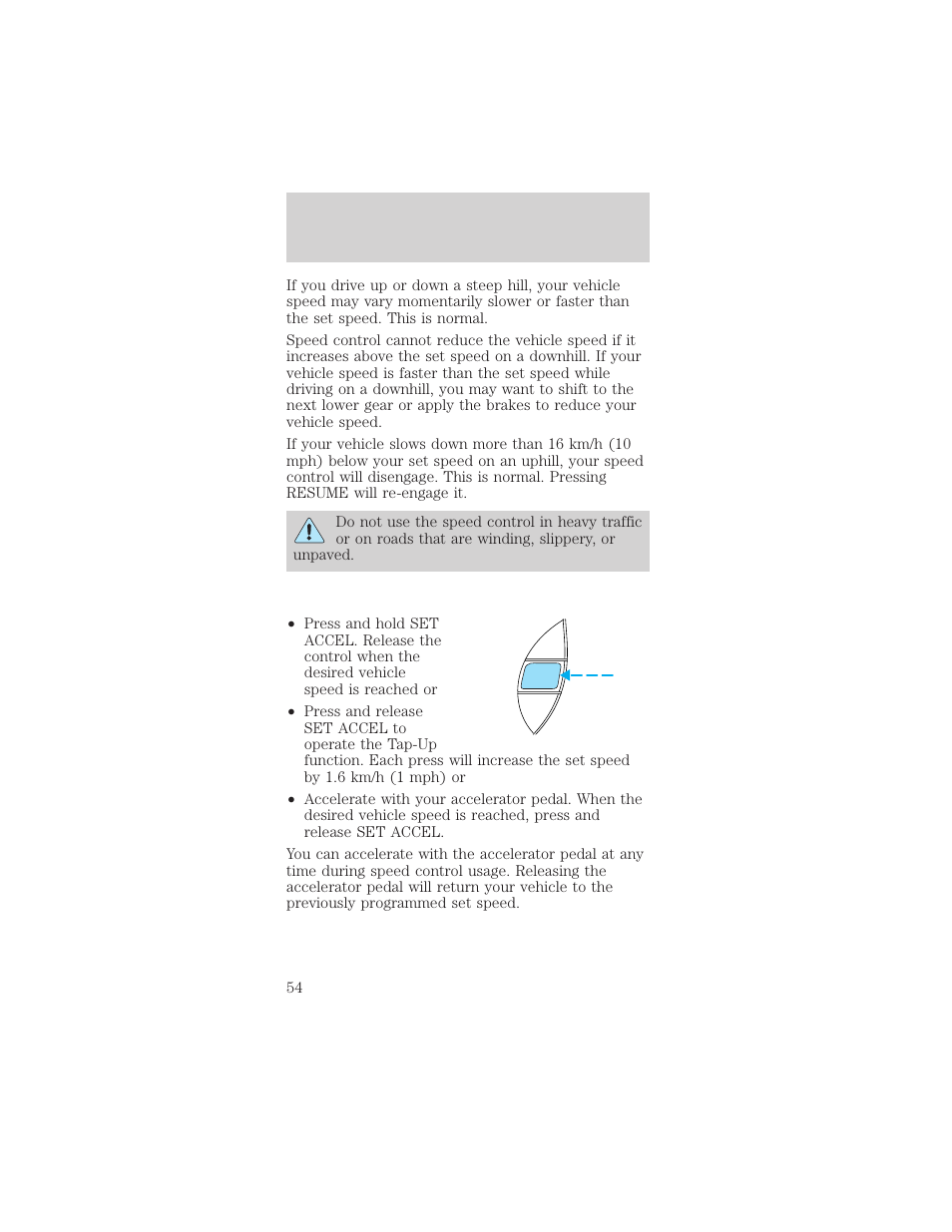 Controls and features | FORD 2001 Mustang User Manual | Page 54 / 240