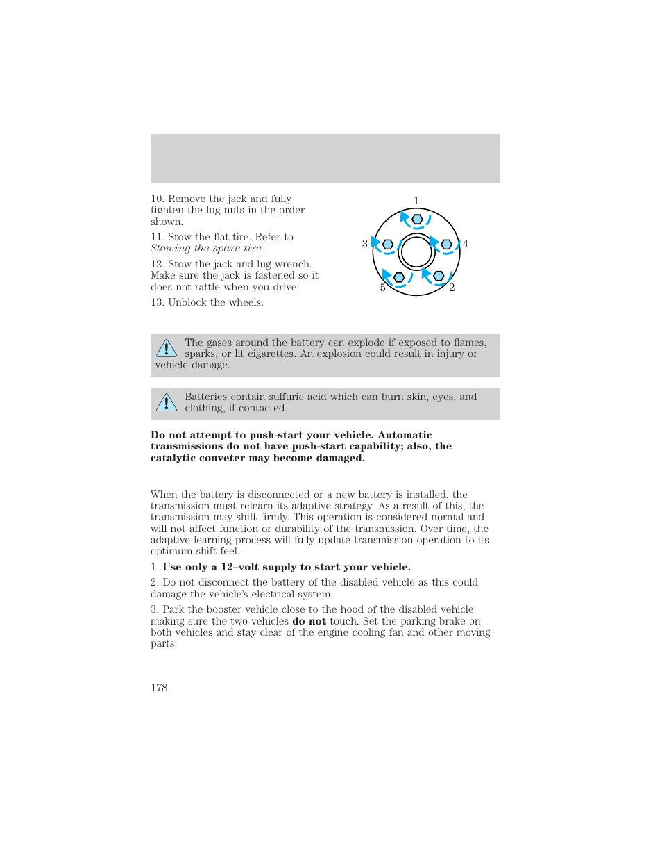 Roadside emergencies | FORD 2001 Ranger User Manual | Page 178 / 272