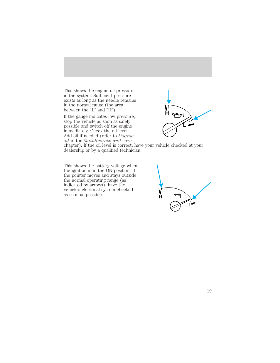 Instrumentation | FORD 2001 Ranger User Manual | Page 19 / 272