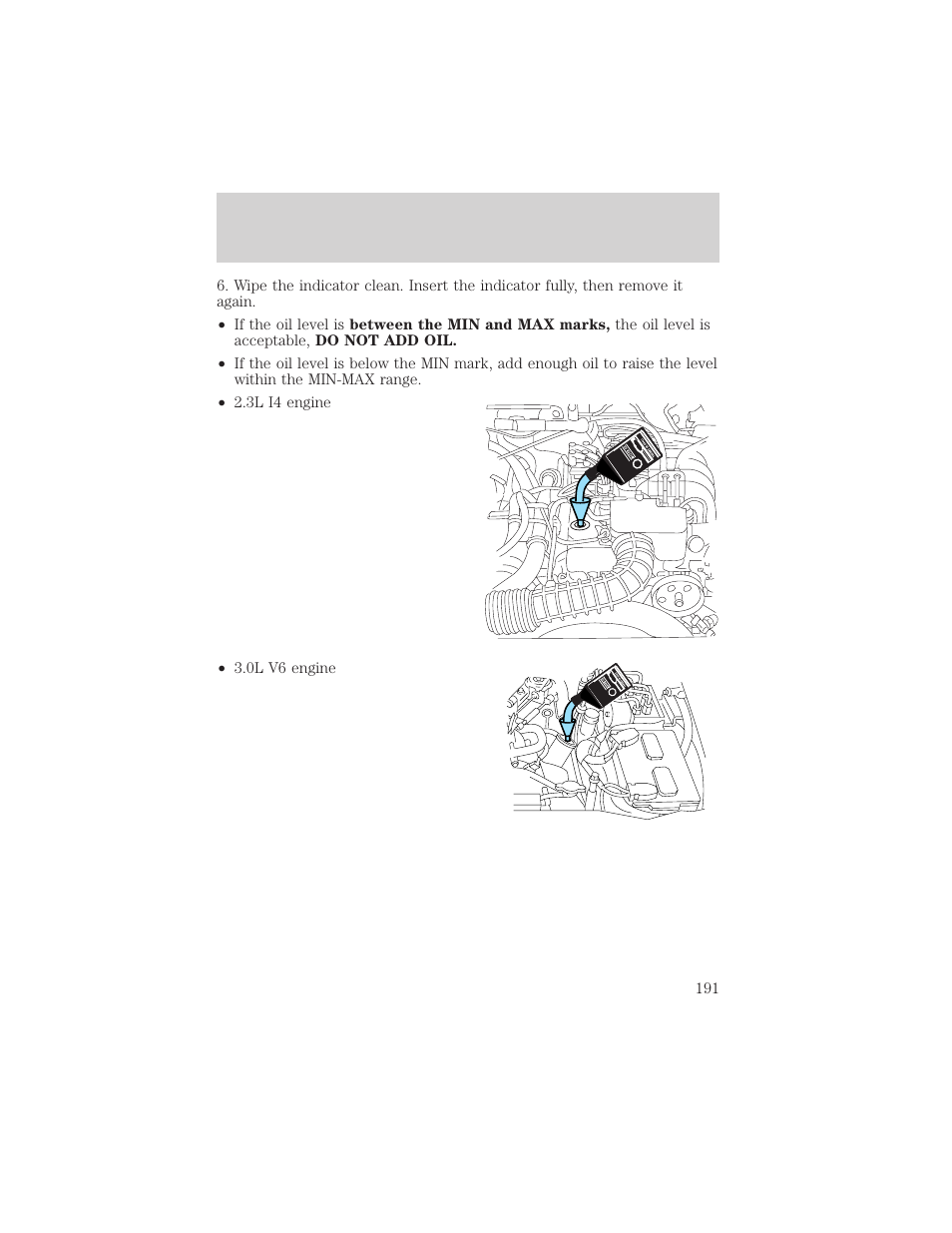 Maintenance and care | FORD 2001 Ranger User Manual | Page 191 / 272