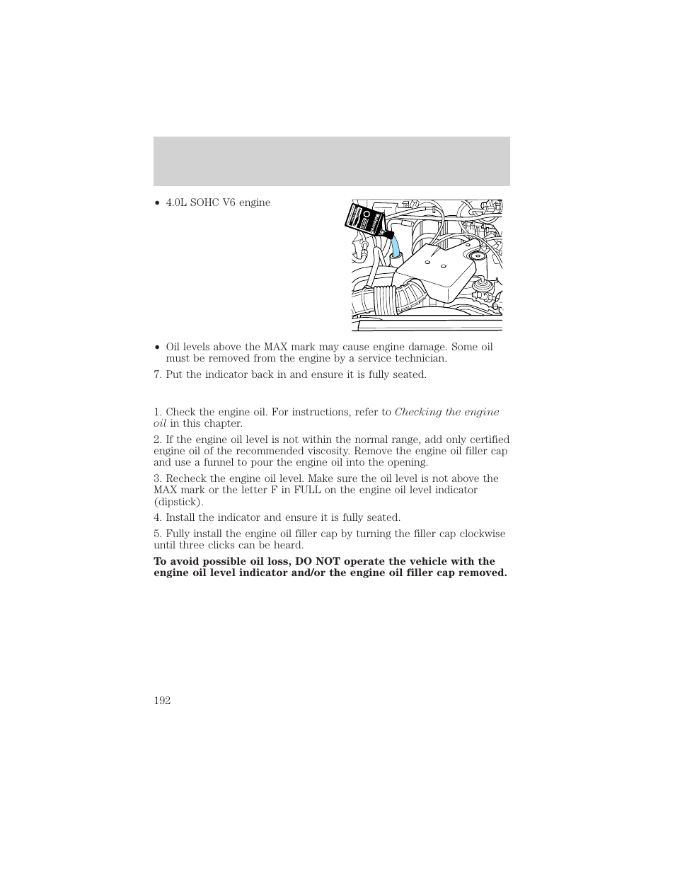 Maintenance and care | FORD 2001 Ranger User Manual | Page 192 / 272