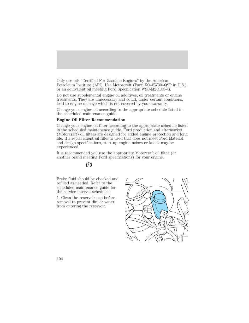 Maintenance and care | FORD 2001 Ranger User Manual | Page 194 / 272