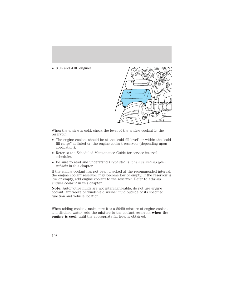 Maintenance and care | FORD 2001 Ranger User Manual | Page 198 / 272