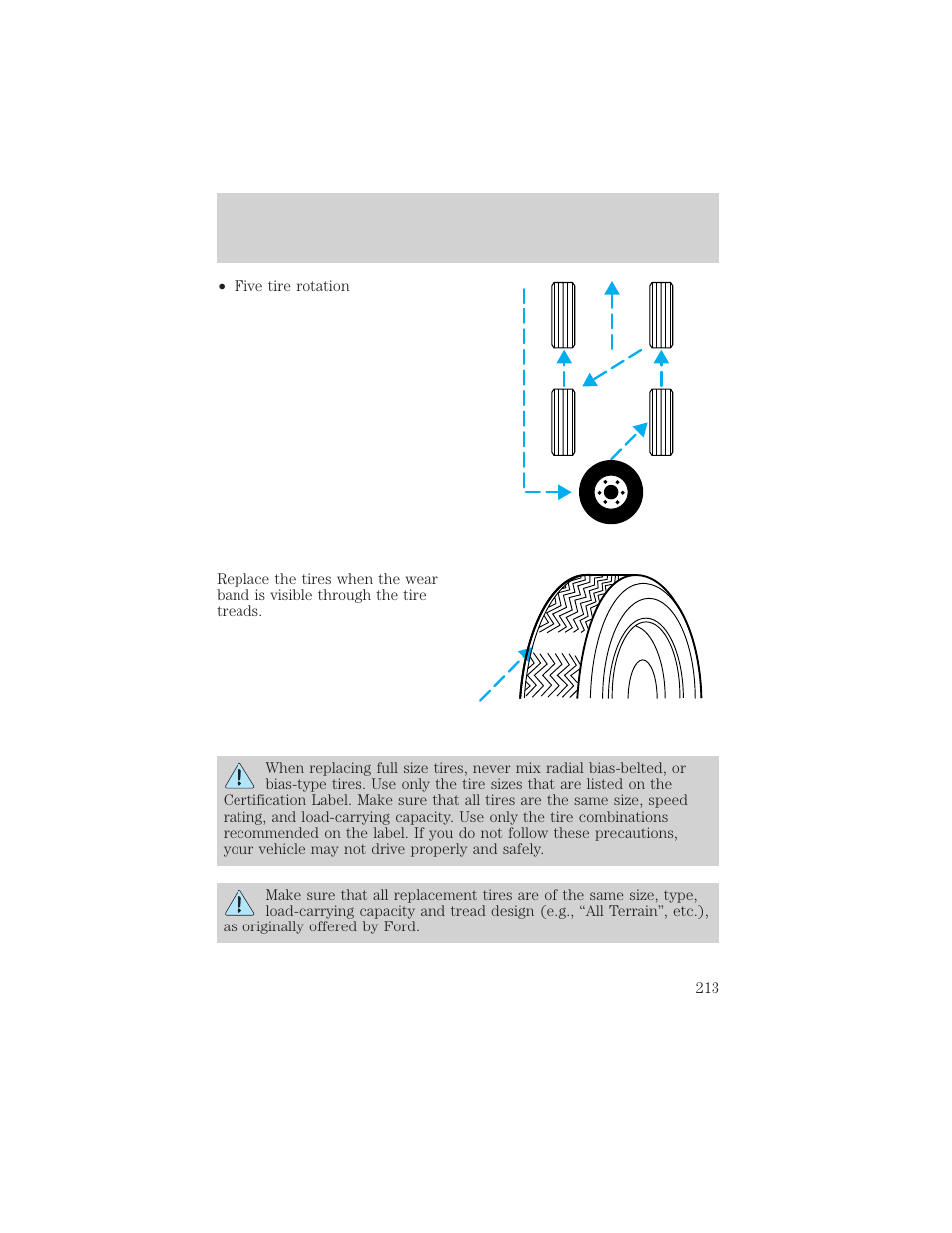 Maintenance and care | FORD 2001 Ranger User Manual | Page 213 / 272