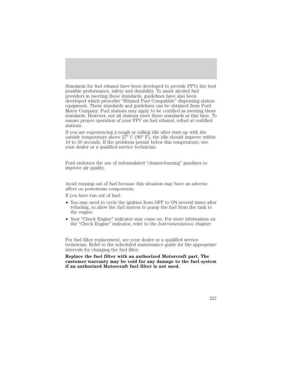 Maintenance and care | FORD 2001 Ranger User Manual | Page 221 / 272