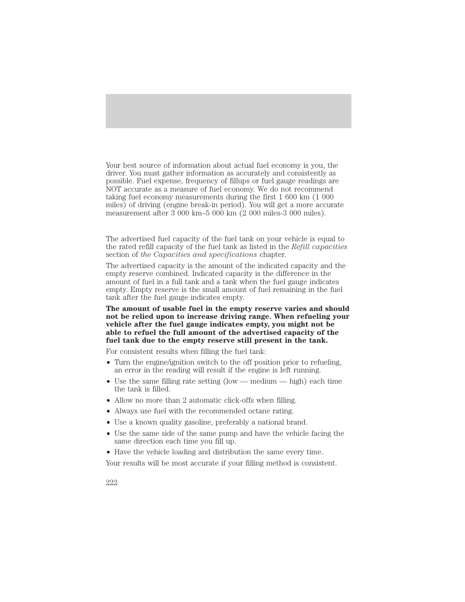 Maintenance and care | FORD 2001 Ranger User Manual | Page 222 / 272