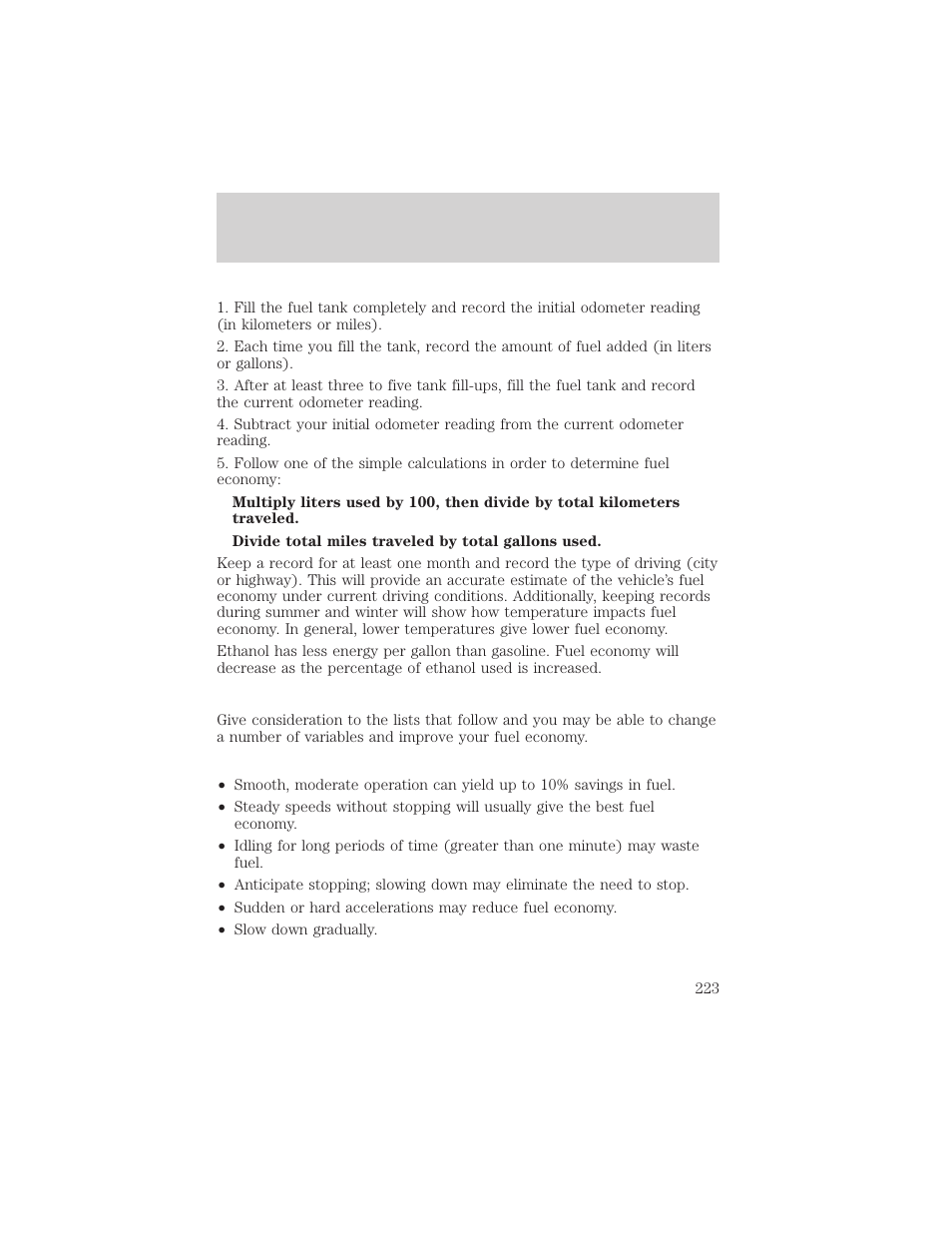Maintenance and care | FORD 2001 Ranger User Manual | Page 223 / 272