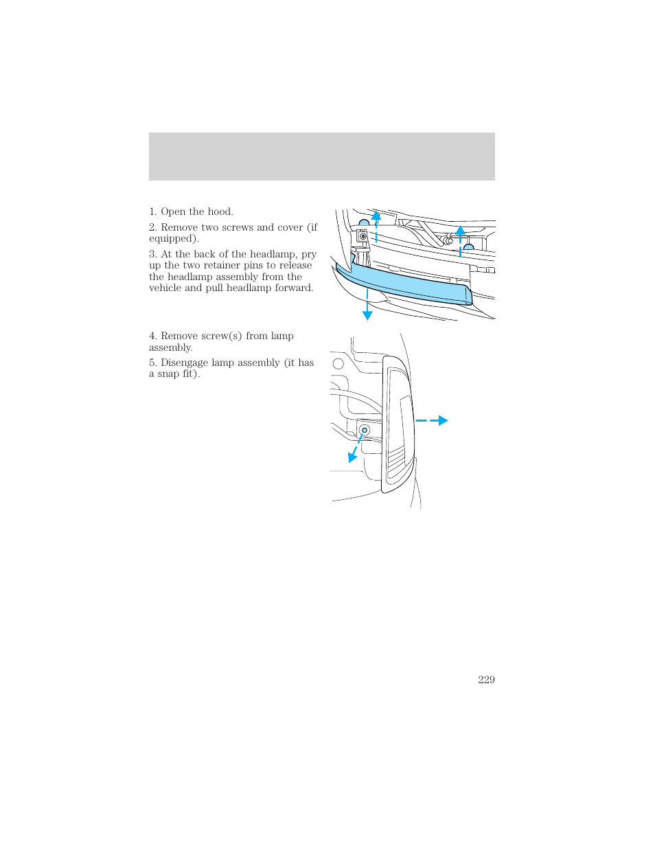 Maintenance and care | FORD 2001 Ranger User Manual | Page 229 / 272