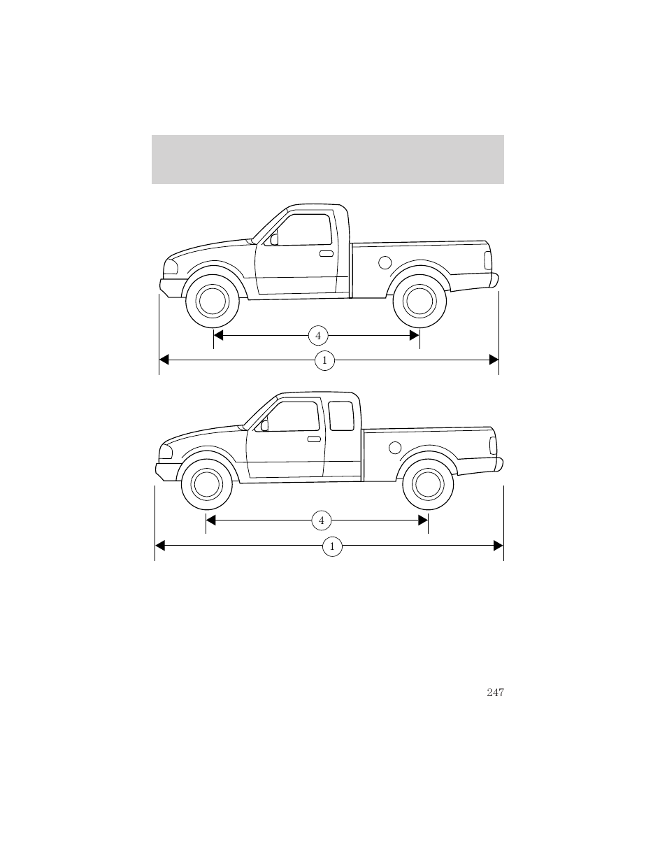 Capacities and specifications | FORD 2001 Ranger User Manual | Page 247 / 272
